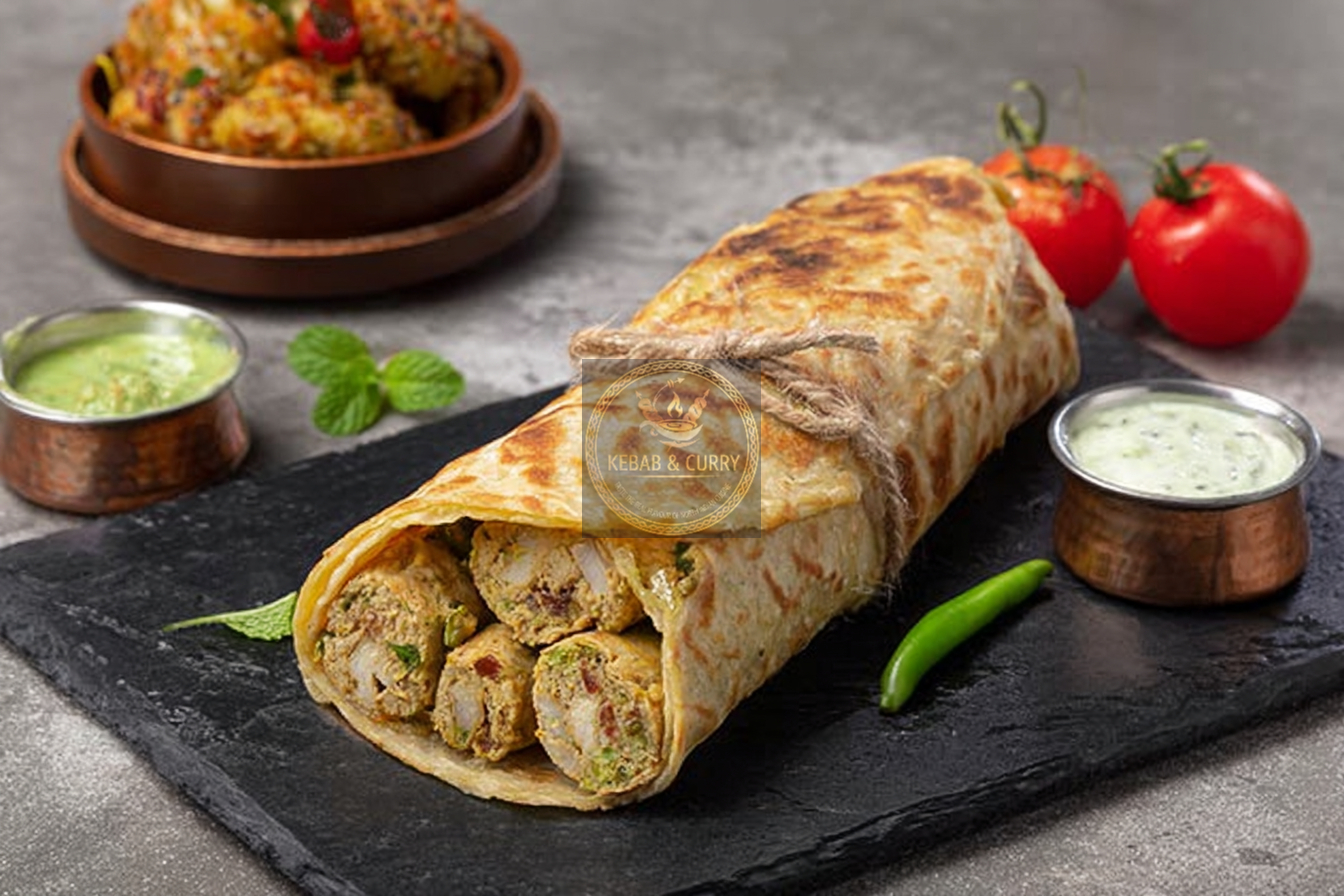 Chicken Seekh Kebab Roll